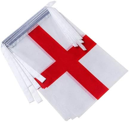 England Flag Small Mini English Flag Banner Decorations for Parades, Parties, Classrooms, Gardens, and Festivals (England)