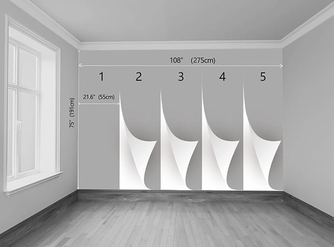 Mountain with Lake Photo Wallpaper Landscape Wall Mural for TV Background Wall Bedroom Living Room Sofa Wall (not self-Adhesive)