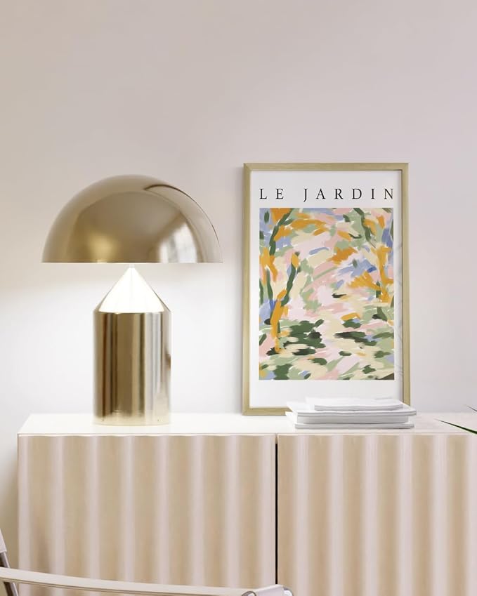 HAUS AND HUES 11x17 Gold Picture Frame - Modern Aluminum Wall Art Display - Lightweight 11x17 Frame for Photos, Prints, Posters - Ready-to-Hang Vertically & Horizontally