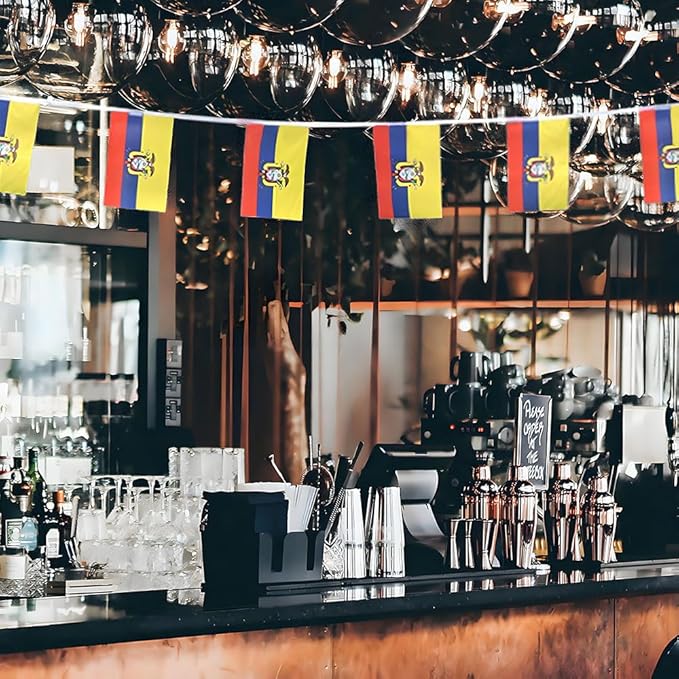 Ecuador Flag Small Mini Ecuadorian Flag Banner Decorations for Parades, Parties, Classrooms, Gardens, and Festivals (Ecuador)