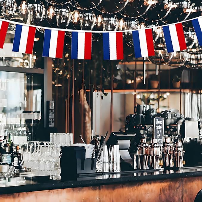 Netherlands Flag Small Mini Dutch Flag Banner Decorations for Parades, Parties, Classrooms, Gardens, and Festivals (Netherlands)