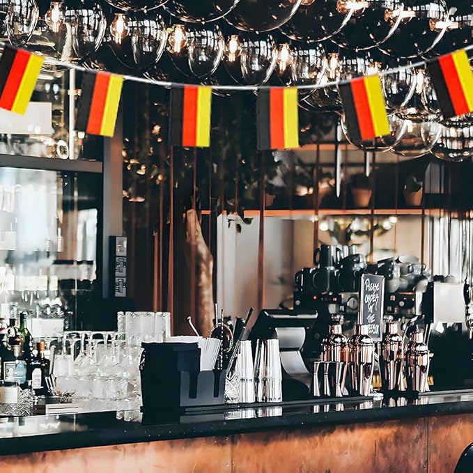 Germany Flag Small Mini German Flag Banner Decorations for Parades, Parties, Classrooms, Gardens, and Festivals (Germany)