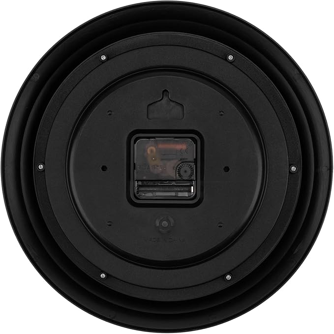 Foxtop 12 Inch Wall Clocks Battery Operated Silent Non-Ticking Classic Vintage Retro Wall Clock Decorative for Office Living Room Kitchen Home (Blue)