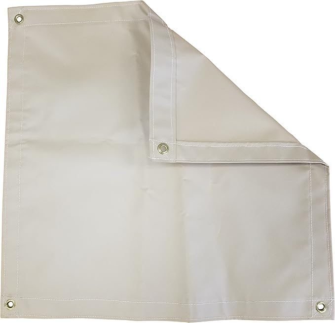10 Ft. x 10 Ft. Tan 18 Oz. Vinyl Tarp