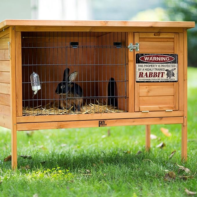 Geese Tin Sign, Funny Metal Sign, Vintage Wall Decor 12x8 Inch - Warning This Property Protected by Geese