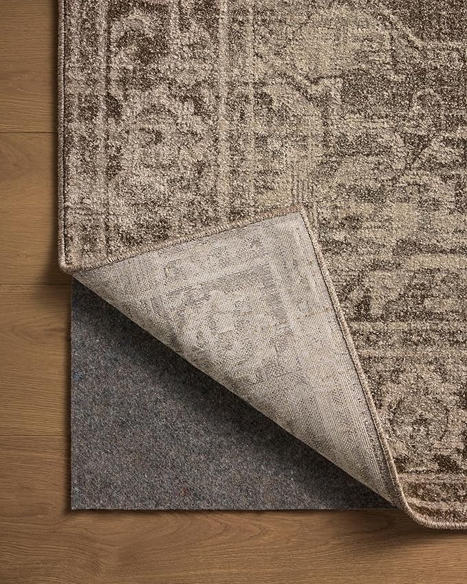 Loloi Magnolia Home by Joanna Gaines Mona Collection MOA-01 Cocoa/Stone 11'-6" x 15'-6" Area Rug