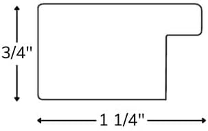 Frame My Mirror White Bathroom Mirror for Wall, 20" x 36" Pure White Bathroom Vanity Mirror, Made in USA, Hangs Horizontally or Vertically, Ellis Design