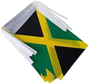 Jamaica Flag Small Mini Jamaican Flag Banner Decorations for Parades, Parties, Classrooms, Gardens, and Festivals (Jamaica)