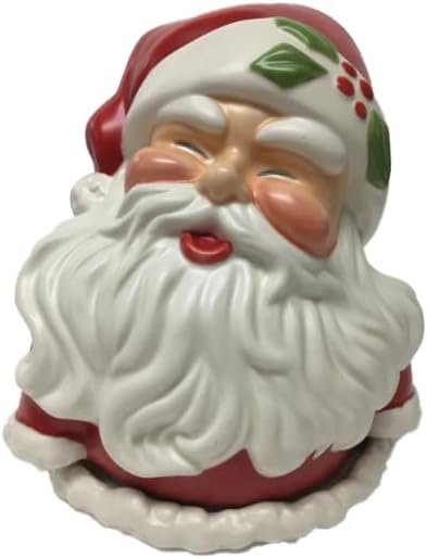 Scentsationals Christmas Wax Melt Warmer, for Scented Wax Melts - Holiday Collection Vintage Santa - Festive Fragrance Warmer for Cubes and Tarts