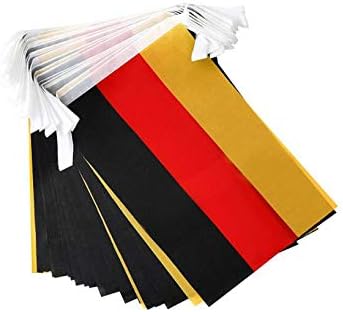 Germany Flag Small Mini German Flag Banner Decorations for Parades, Parties, Classrooms, Gardens, and Festivals (Germany)