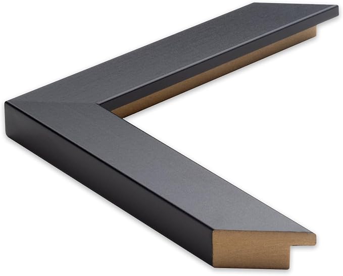 Frame My Mirror Black Bathroom Mirror for Wall, 30" x 54" Black Bathroom Vanity Mirror, Made in USA, Hangs Horizontally or Vertically, Ellis Design