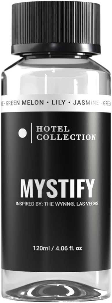 Hotel Collection Diffuser Oil - Mystify - Aromatherapy Essential Fragrance Oil - Jasmine, Green Melon, Lily - 120mL 4.1 Fl oz