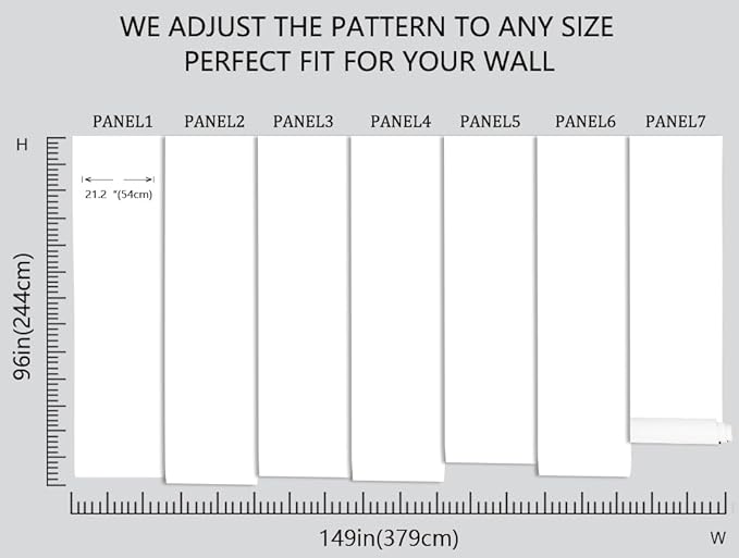 Hand-Painted Beautiful Wall Mural Pattern of Tropical Plants and Various Animals, Large Art Wall Background Wallpaper(Non-self-Adhesive)