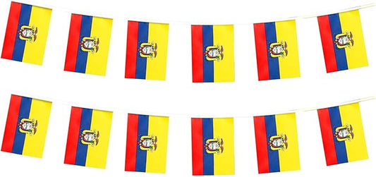 Ecuador Flag Small Mini Ecuadorian Flag Banner Decorations for Parades, Parties, Classrooms, Gardens, and Festivals (Ecuador)