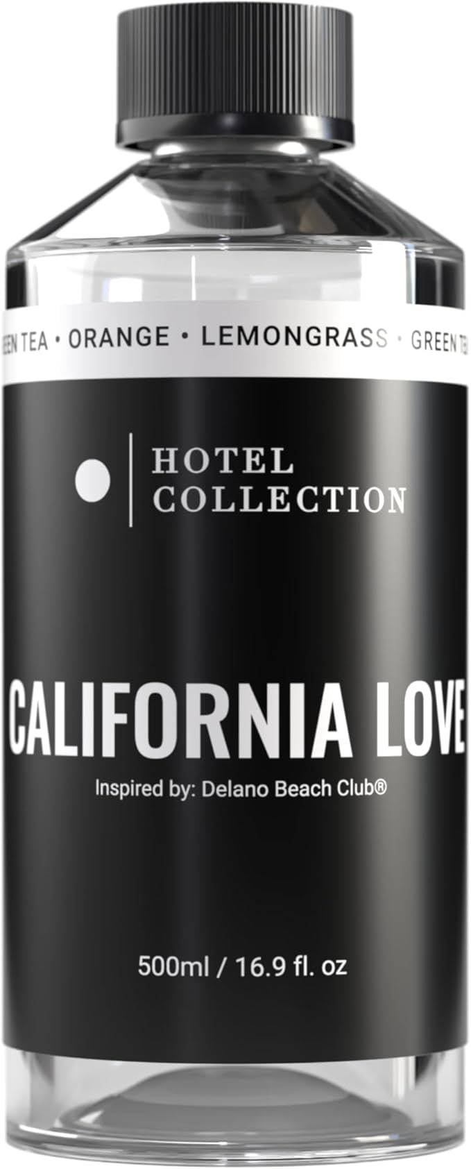 Hotel Collection Diffuser Oil - California Love - Aromatherapy Essential Fragrance Oil - Green Tea, Orange, and Lemongrass - 500mL 16.9 Fl oz