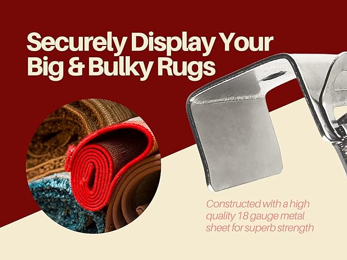 Rug Clips Heavy Duty Hanging Clip Hangers/Clamps from (25)