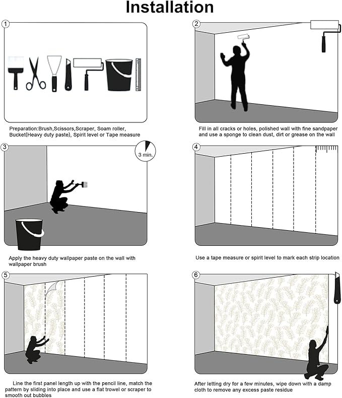 Roses and Banana Leaves Wall Mural Wallpaper for Bedroom and Living Room(Not Self-Adhesive)