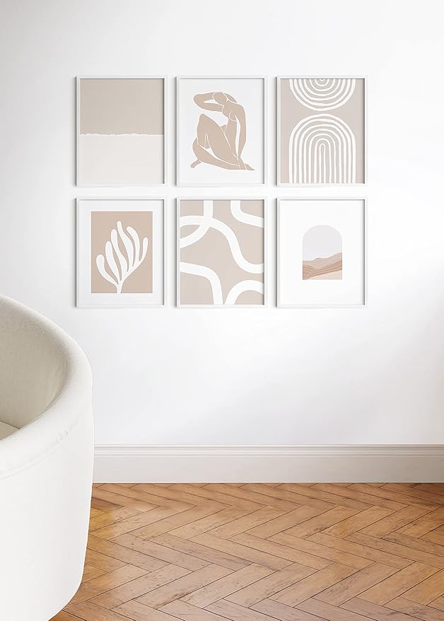 HAUS AND HUES 16x20 White Metal Picture Frames - Features Premium Aluminum, Vertical & Horizontal Hang, Shatterproof Plexiglass - Perfect for Home, Room, Office (16x20 in, White, Set of 25)