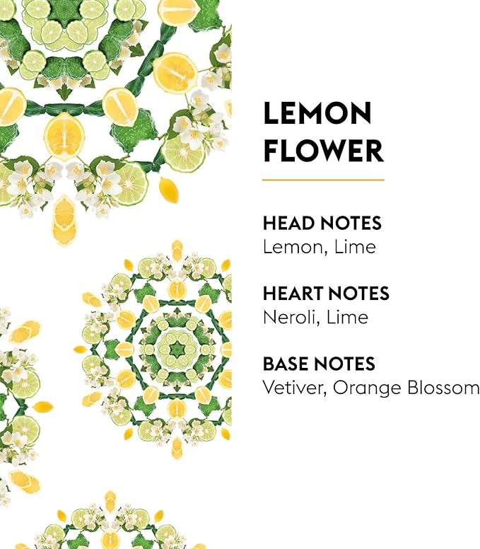Lemon Flower - Lampe Berger Fragrance Refill for Home Fragrance Oil Diffuser - 33.8 Fluid Ounces - 1 Liter
