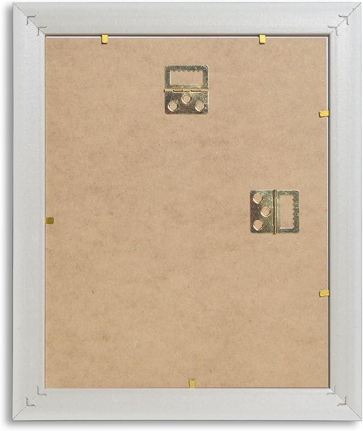 VictoR 8x10 Picture Frame Rubens Black Silver - Picture Frames 8x10 - with Shutterproof Acrylic Glass - Antique - Black 8 by 10 - only for hanging