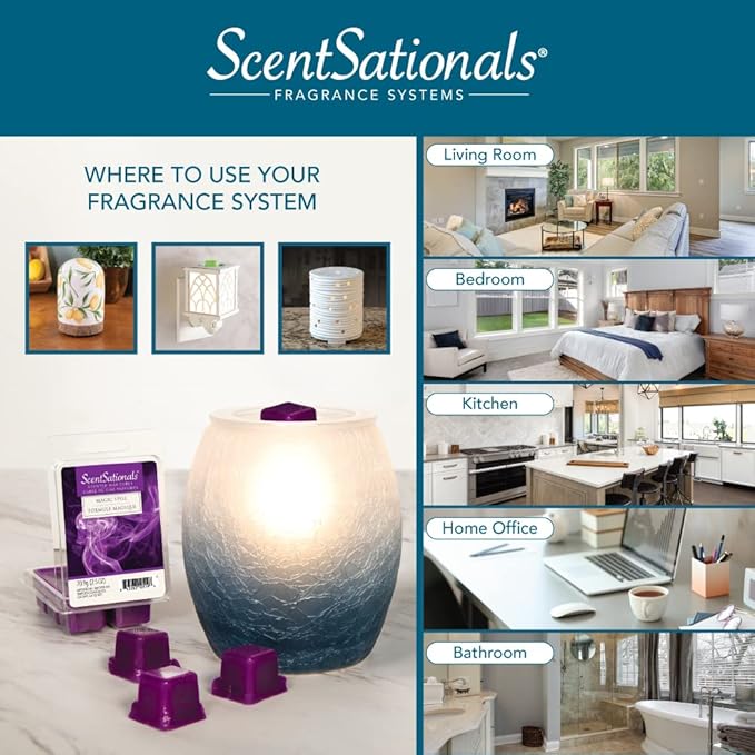 Scentsationals Wax Melt Warmer, for Scented Wax Melts - Autumn Collection Thanksgiving - Fragrance Cubes and Tarts