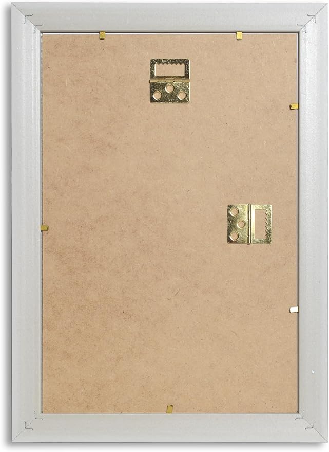 VictoR 8x12 Picture Frame Rubens Black Silver - Picture Frames 8x12 - with Shutterproof Acrylic Glass - Antique - Black 8 by 12 - only for hanging