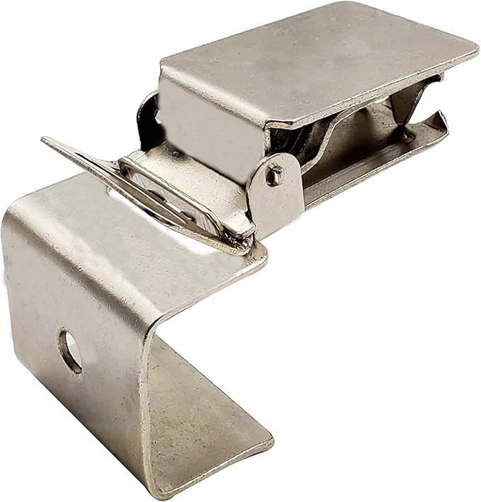 Rug Clips Heavy Duty – 100 Pack Rug Grippers with Alligator Jaw Grip for Hanging Large Rugs, Mats – with 1"x1" Base for Display Rack