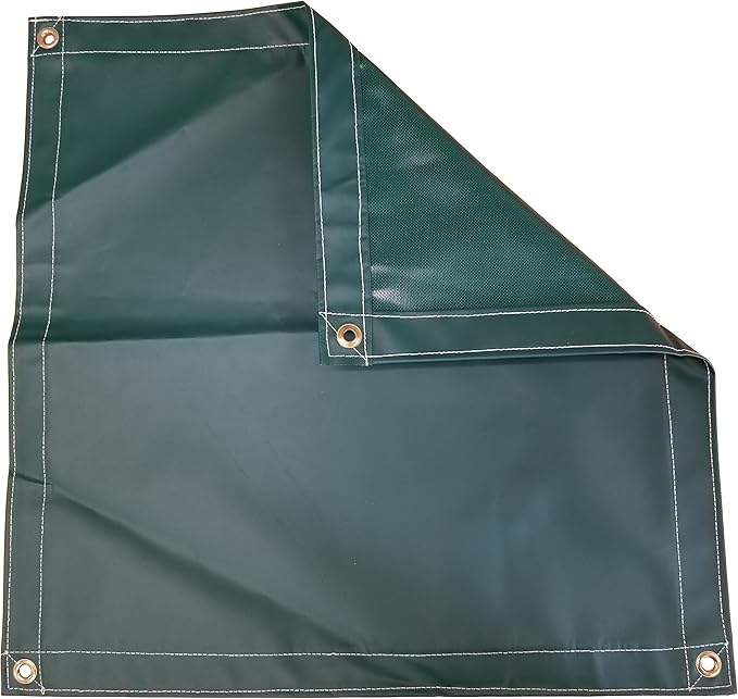 10 Ft. x 10 Ft. Forest Green 18 Oz. Vinyl Tarp